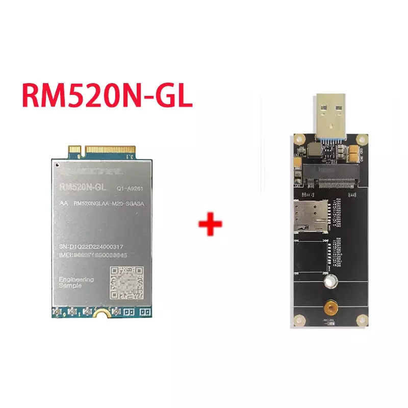 Quectel RM520N-GL 글로벌 RM520NGLAA-M20-SGASA, NR M.2 모듈, 5G Sub-6 GHz, 신제품