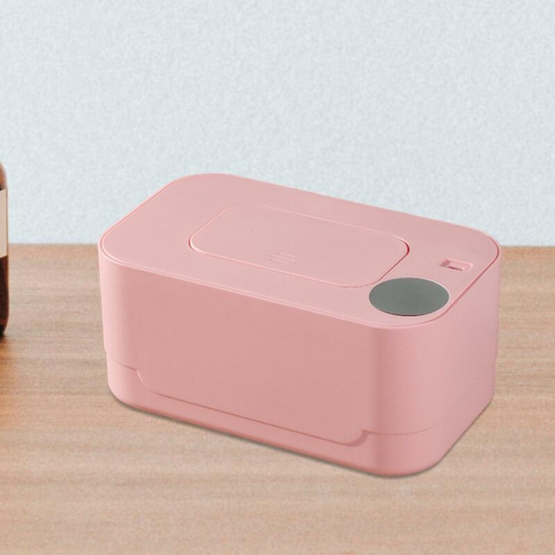 Wipe Warmer Wet Wipe Dispenser Wipe Heater Mute Mini with Digital Display Portable for Outdoor Travel Wet Tissue Home