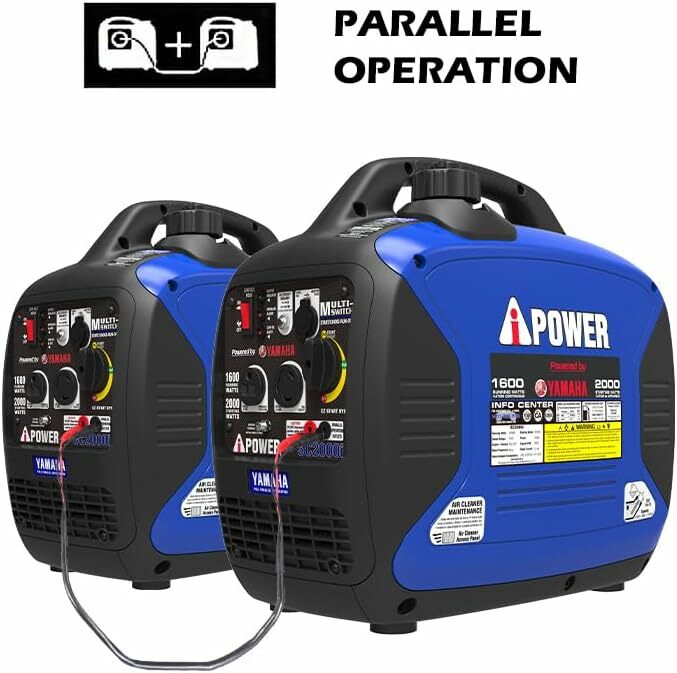 A-ipower tragbarer Wechsel richter generator, 2000w ultra leise, motor getriebene rv bereit, epa-konform, ultraleicht
