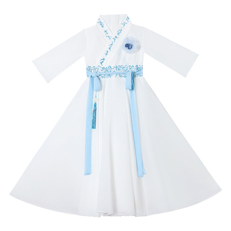 Chinese Traditional Hanfu Dress Women Dance Perform Dresses Fairy Costume Girls Princess  Kids Party Cosplay Parenting Clothing