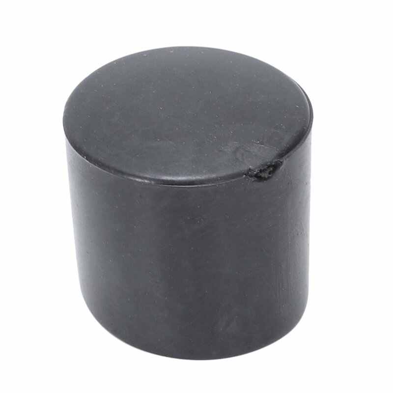 Черная резиновая гибкая круглая крышка из ПВХ, 50 шт., круглая крышка для ног 12 мм