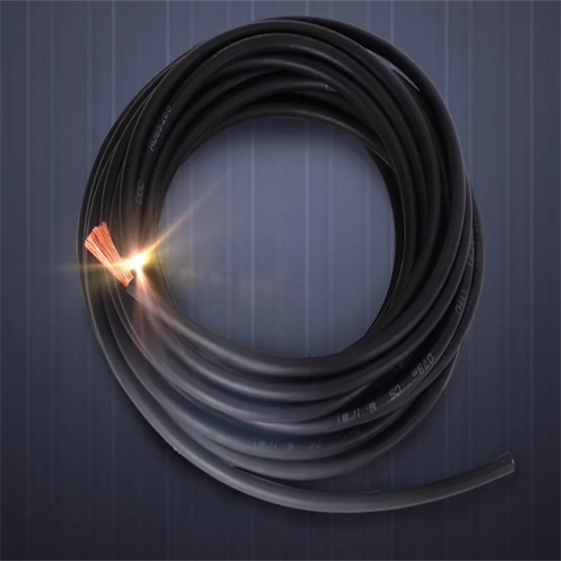 Square Tig Welder Cable, Linha de energia, Equipamento de aterramento, 16mm, 25mm, 35mm, 200-400, 1, 2, 3 Meter