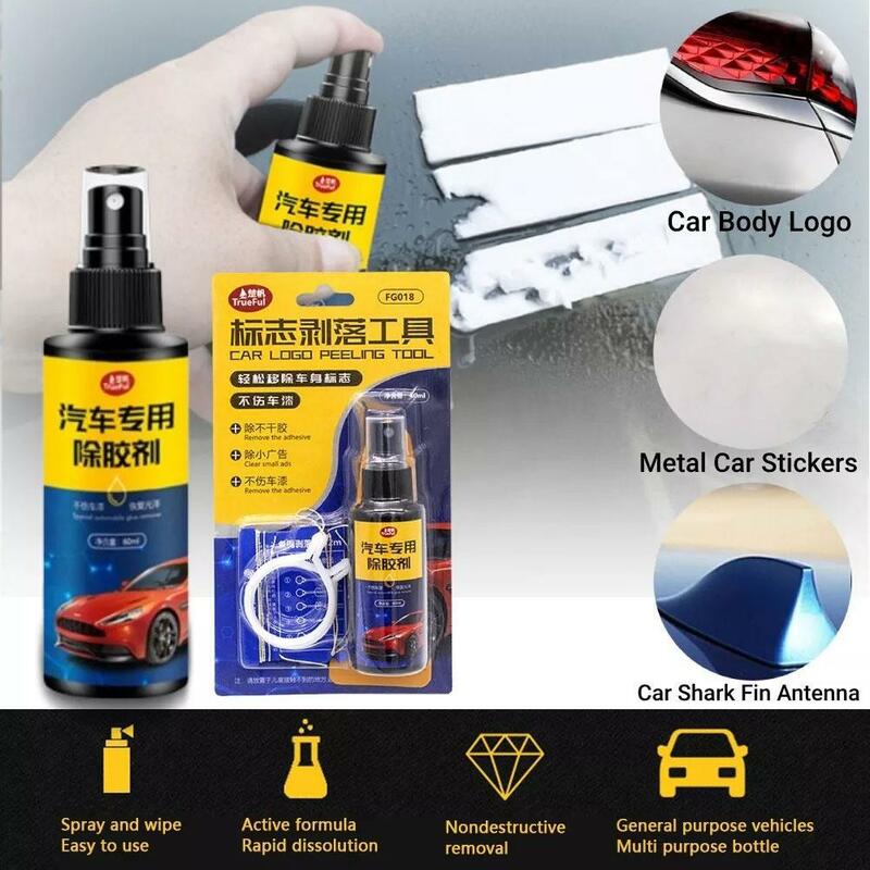 Car Adhesive Remover Car Logo Peeling Tool Car Scraper Adhesive Decal Emblem Badge Sticker Removal Surface Remove Lettering Y5P1