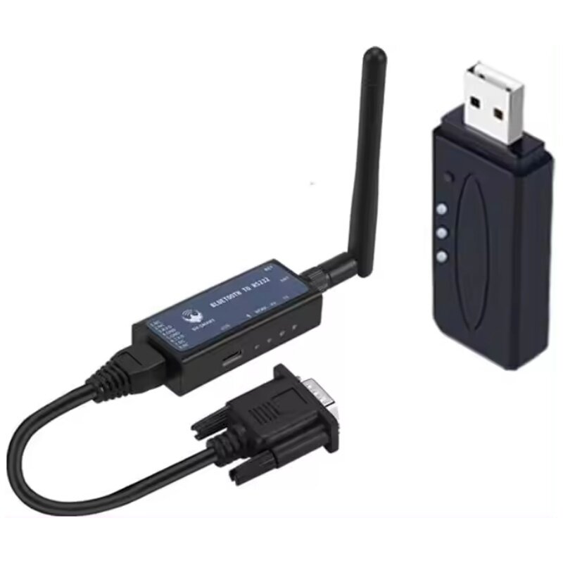 CP26 Serial Adapter Industrial Bluetooth Communication Module Converter RS232 to Bluetooth Change Wired to Wireless for PC