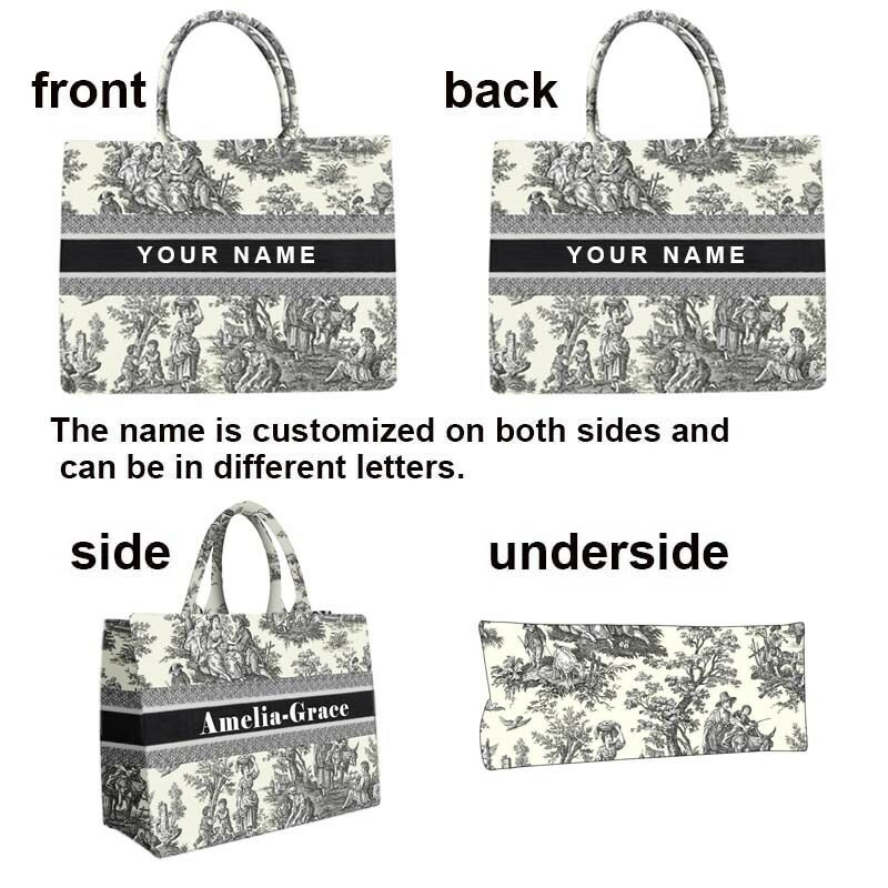 ヨーロッパとアメリカのスタイルのキャンバスバッグ,大容量,ファッショナブルなプリントの花のハンドバッグ,カスタマイズ可能な手紙,ブックバッグ