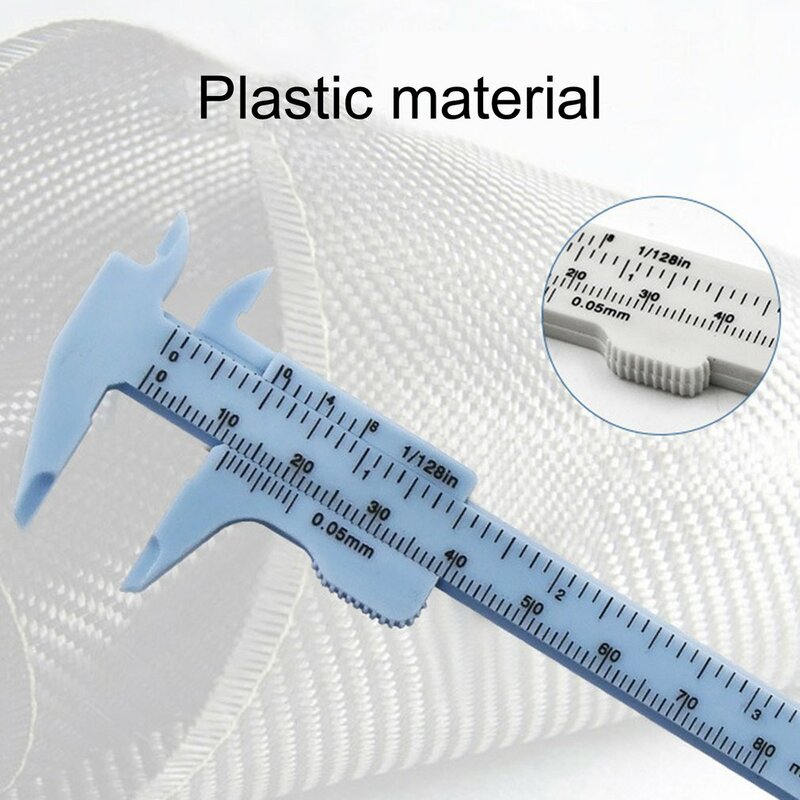 Przenośna podwójna skala 80MM plastikowe brwi pomiarowe suwmiarka suwmiarka linijka plastikowe permanentny makijaż narzędzia pomiarowe