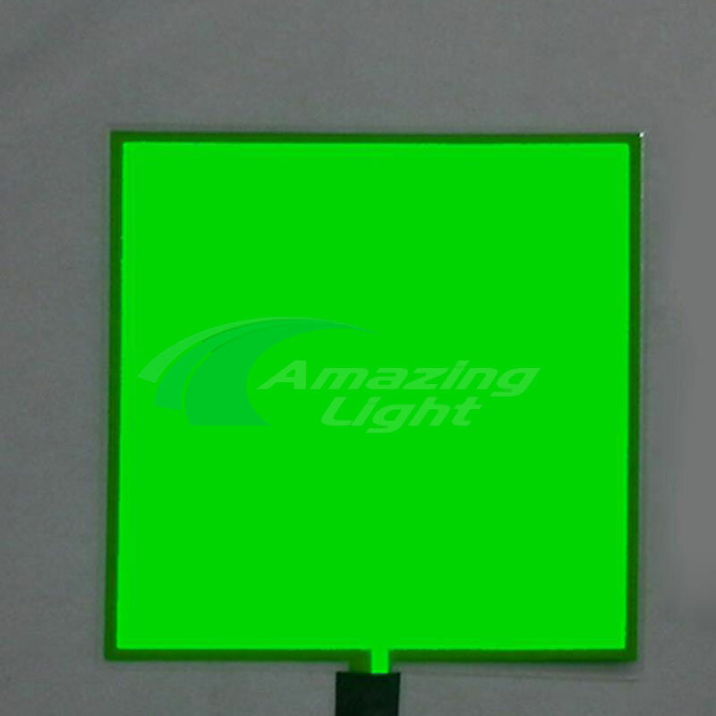 El Panel Backlight Led Gloeiende 10*10Cm Panel Backlight Led Elektroluminescerende El Backlight Met DC12V Inverter