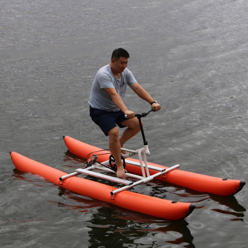 PVC inflável água bicicleta, Chiliboats, pedal, bicicleta