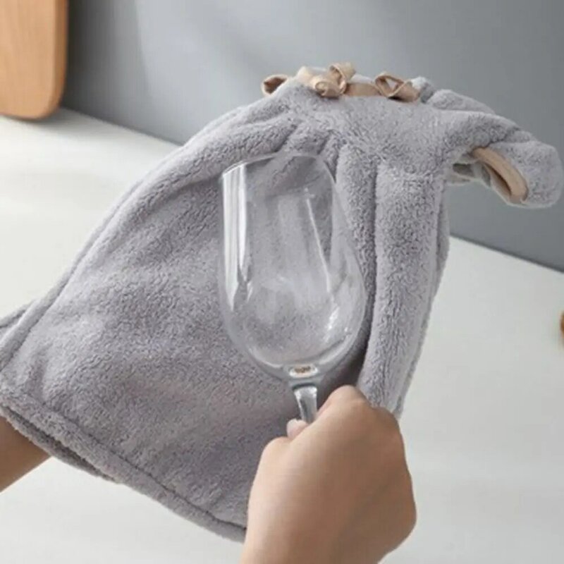 Comodo Mini abito appeso di alta qualità piccoli vestiti panno morbido per la casa strofinaccio asciugamano in microfibra fazzoletto