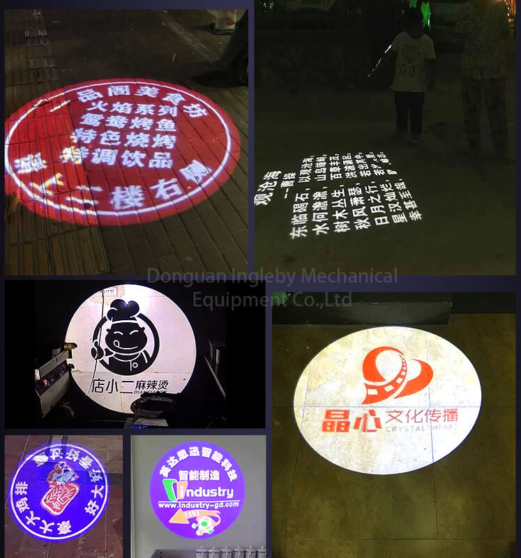 Special day projector 35w rotating gobo display light for customer