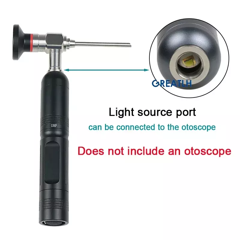 Fuente de luz LED portátil, herramienta de endoscopio con batería recargable