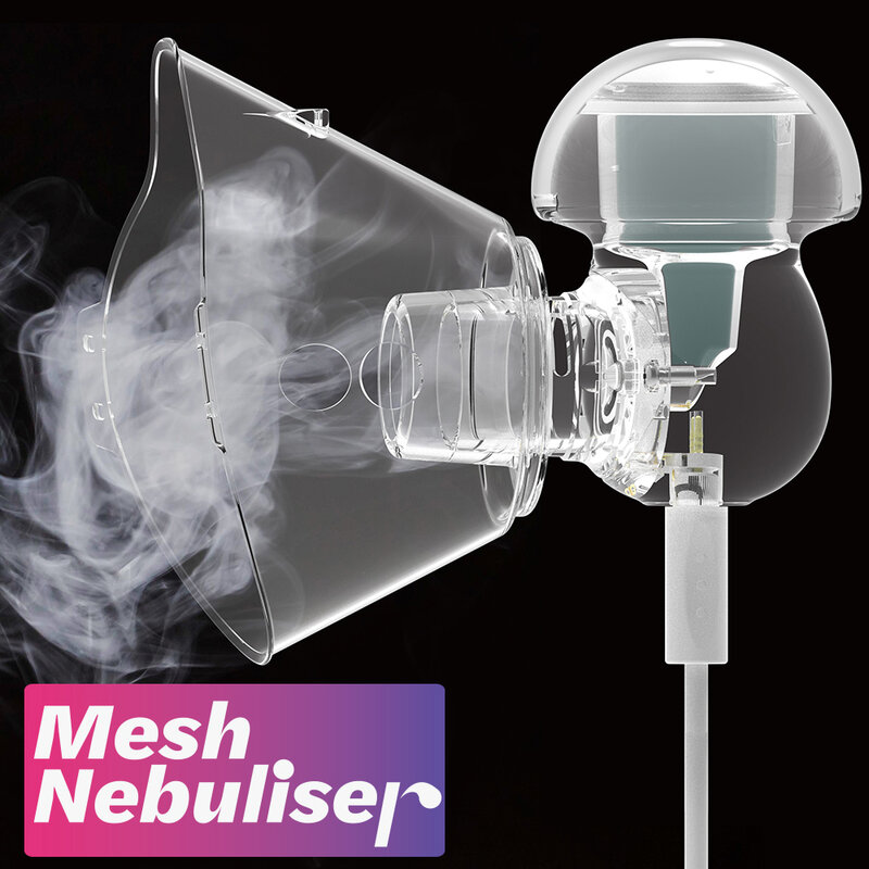 Nebulizer Inhaler nebulizer portabel untuk anak-anak dewasa, alat penyemprot Mini perawatan kesehatan nebulizador