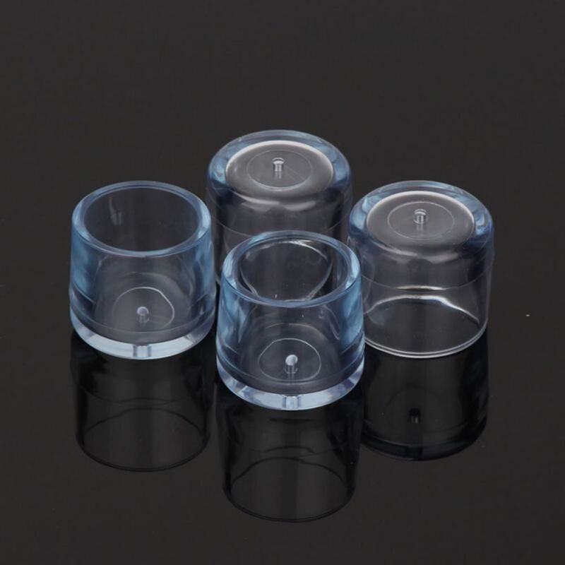 8pcs/set New Socks Round Bottom Cups Silicone Pads Furniture Feet Non-Slip Covers Chair Leg Caps