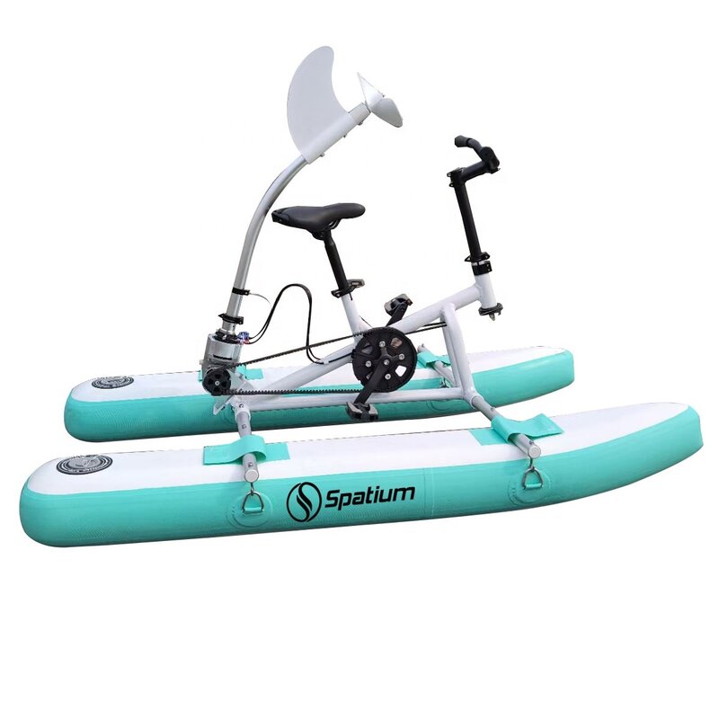 SPatium Aqua-Cycles gonfiabile galleggiante waterbike pedal boats hydrocycle bicicletta water bike per bambini adolescente