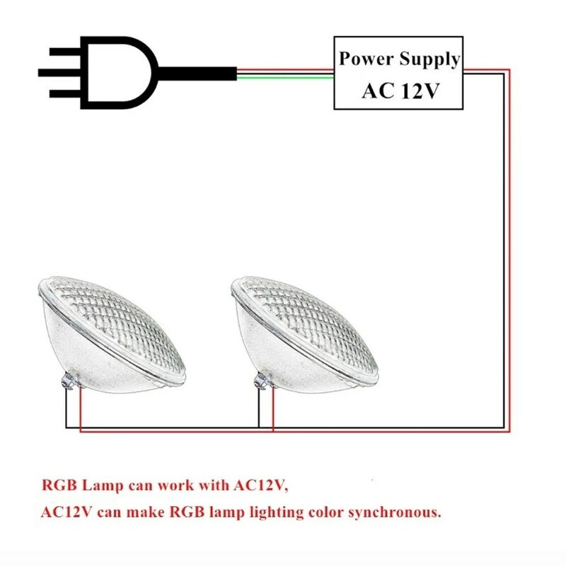 Lámpara LED sumergible para piscinas, luz PAR56 impermeable IP68 para exteriores, control remoto RGB, decoración del hogar