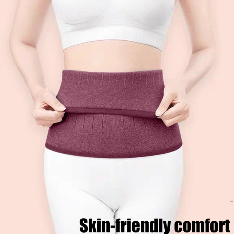 Waist Slimming Warm  Winter Thicked Cover Flesh Strong Heat and Warmth Belt Band Waist Seal Cold Women Cotton Warmer Belt