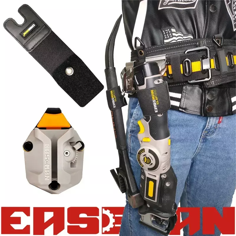 Support de perceuse portable pour hommes, étui à outils, tournevis de perceuse électrique pneumatique multi-outils sur votre ceinture, ensemble d'outils à la taille, clip de voyage, nouveau