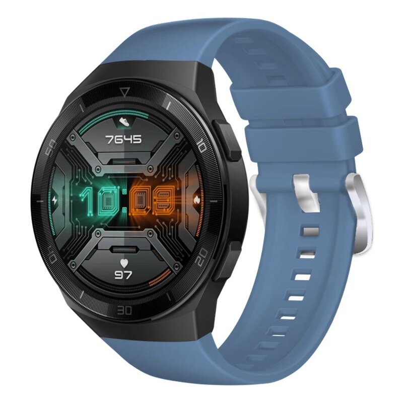 Pulseiras de silicone para Huawei Watch, Pulseira Sport, Pulseira para Huawei Watch GT 2e, Acessórios de cinta substituíveis, 46mm