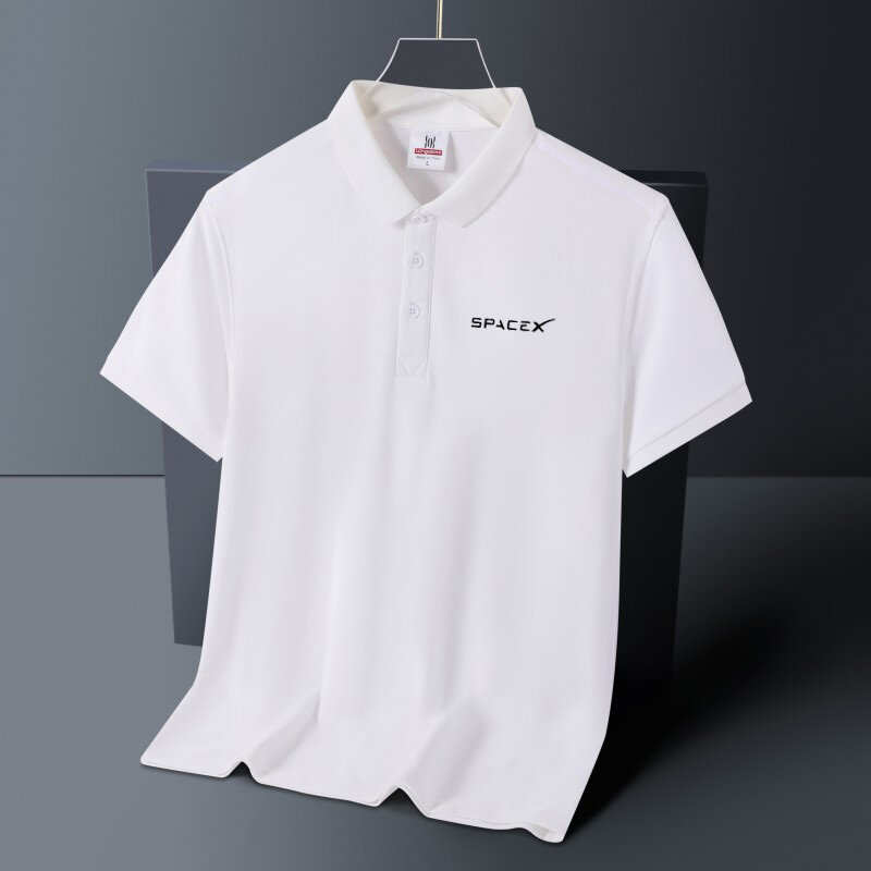 Nieuwe 2024 Heren Korte Mouwen T-Shirt Klassiek Mode Business Casual Polo Heren Outdoor Sport Top Katoen Heren T-Shirt
