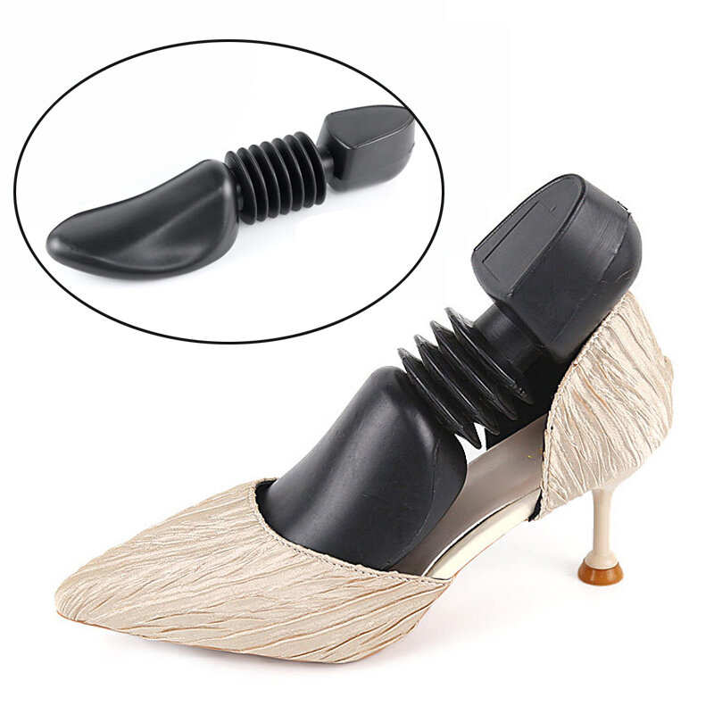 調節可能なプラスチック製の靴ストレッチャー,拡大プラグ,ツールレンチ,実用的,黒