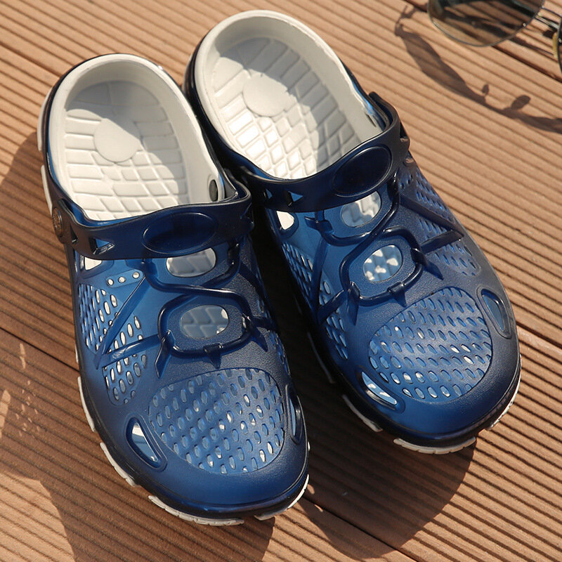 ฤดูร้อนใหม่รองเท้าแตะชายรองเท้าแตะชายรองเท้ากลางแจ้งรองเท้าสบายๆชายรองเท้า Zapatos De Hombre