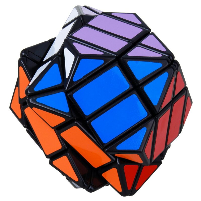 LanLan 마름모면체 12 면체 다이아몬드 전문 매직 큐브, Megaminxeds 속도 퍼즐 교육 장난감