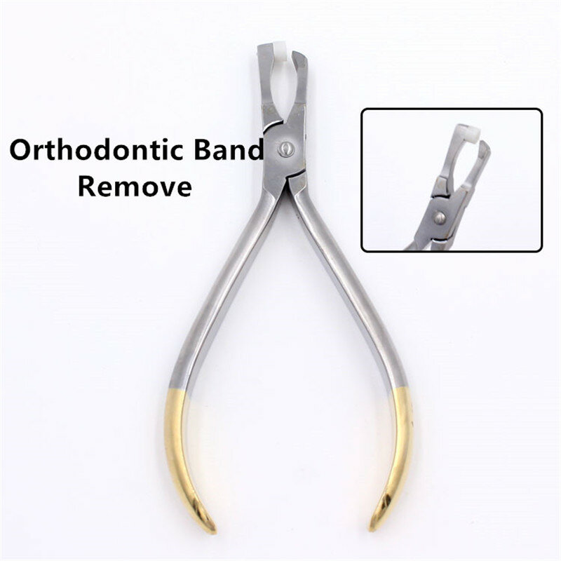 Fórceps dentários fio ortodôntico Alicate de cortador distal, Removedor de cinta de suporte Produto odontológico Instrumento de laboratório dental