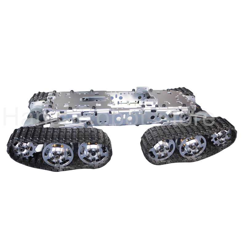 Chasis de tanque de amortiguador de Metal de carga de 5KG con oruga, Motor Dual de CC, oruga inteligente, chasis de pista de coche, WiFi