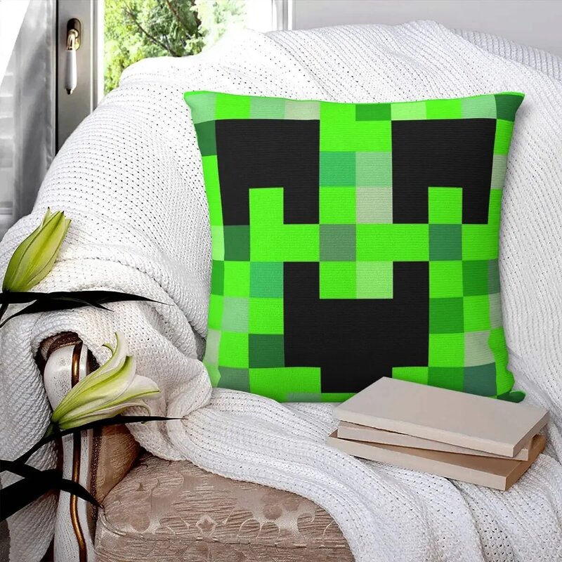 Kawaii Creeper Pillowcase Polyester Pillows Cover Cushion Comfort Throw Pillow Sofa Decorative Cushions Used for Home Bedroom