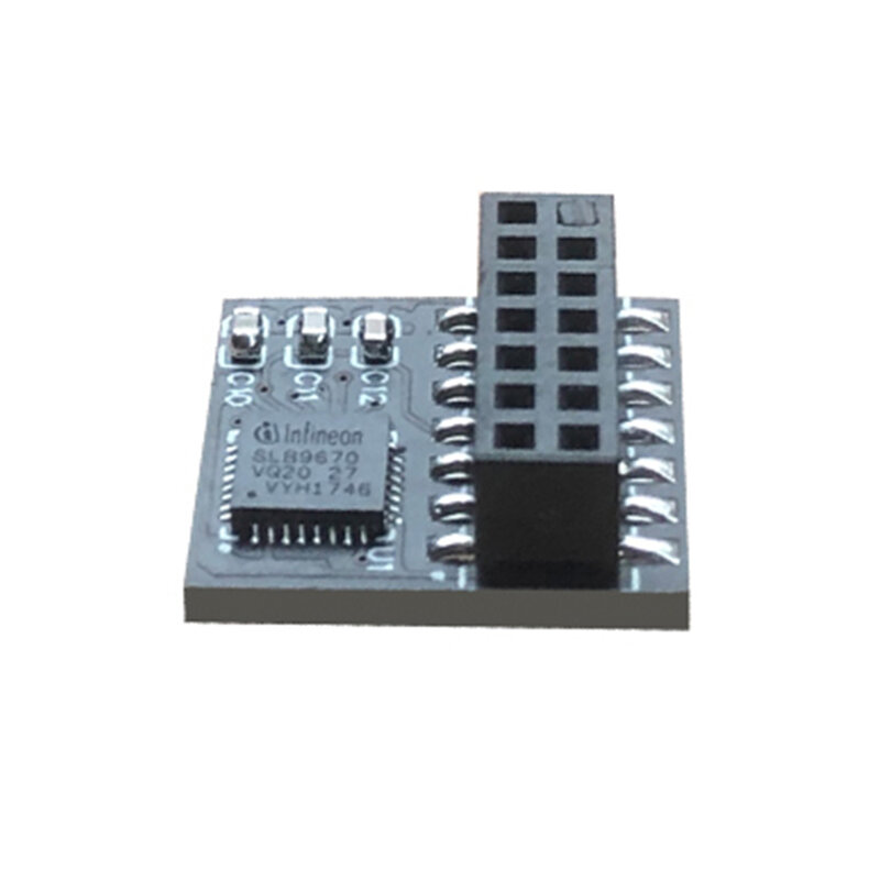 Moduł bezpieczeństwa szyfrowania TPM 2.0 karta zdalna 14-pinowy moduł bezpieczeństwa SPI TPM2.0 dla płyty głównej ASUS