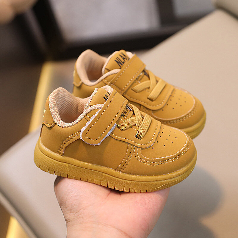 Solid Colors Fashion High Quality Baby Shoes Classic Leisure Boys Girls Shoes Sports Infant Tennis Sneakers Casual Toddlers