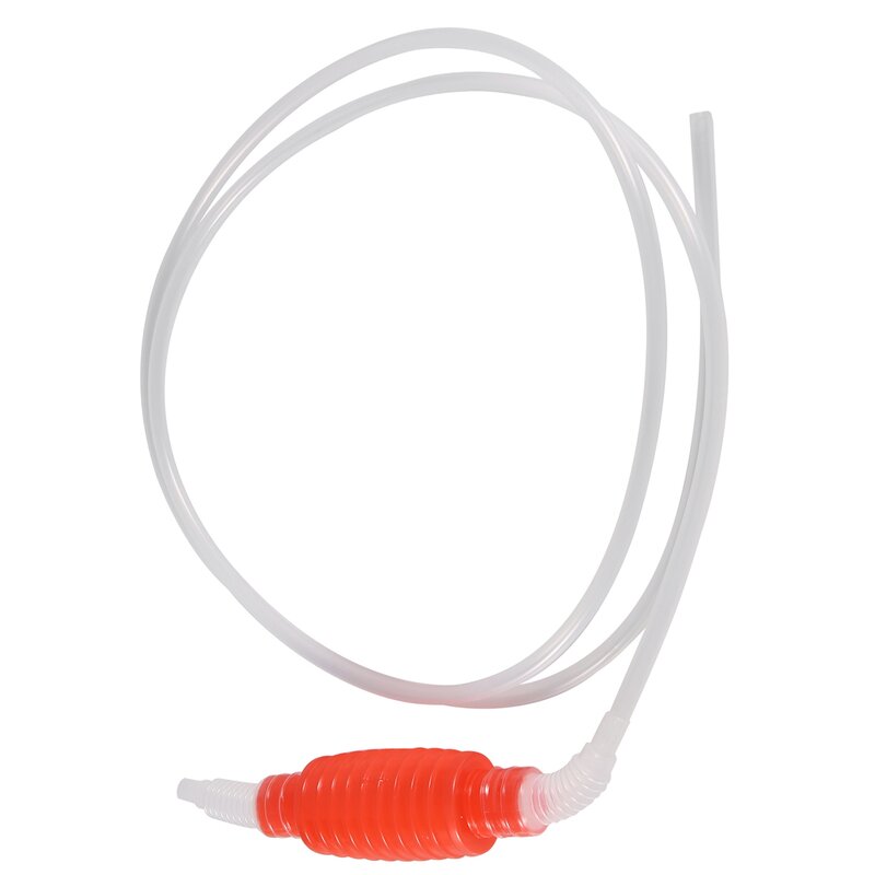 2-metrowa czerwona rurka syfonowa ręczna pompa paliwowa benzyna wąż syfonowy pompa syfonowa transferu wodę paliwo oleju gazowego do wody płynnej benzyny