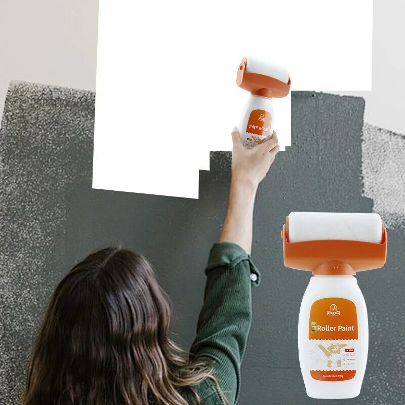 Rolka do naprawy ścian farba domowa zaopatrzenie urządzenia do oczyszczania biały wałek do farby lateksowy na bazie wody DIY renowacja wałek do ścian