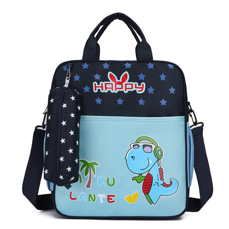 Новая Студенческая сумка, милая мультяшная сумка для макияжа, трехцелевой рюкзак на одно плечо, сумка через плечо, классная сумка