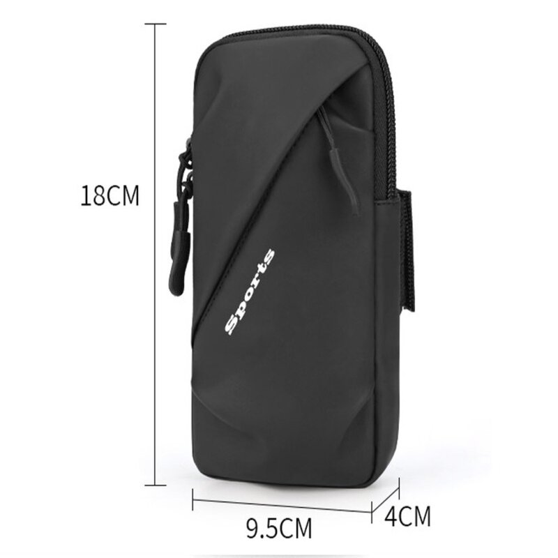 Case Bag Polyester Double Layer Smartphone Accessories Mobile Phone Arm Bag Phone Arm Bag Mobile Phone Wrist Bag Shoulder Bag