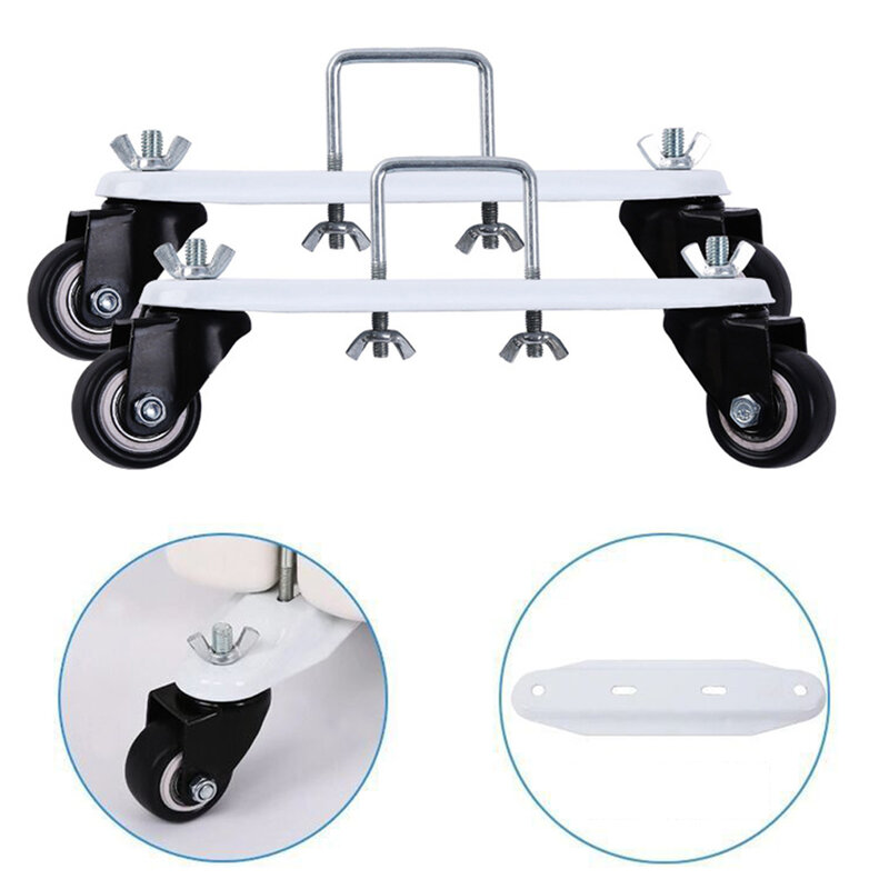Improve Efficiency  Durable Carbon Steel Construction Hydroelectric Radiator Electric Heater Mobile Stand Bracket  2pcs