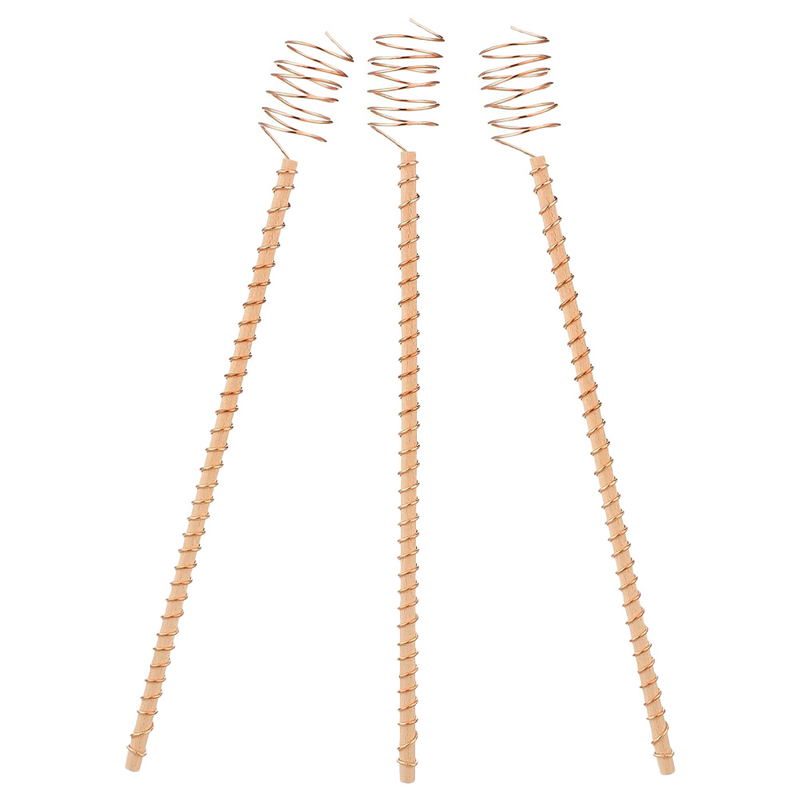 3 Pcs Plant Electroculture Stakes Plant Sticks Support for Plants Bracket Decorative Antenna Winding Tool