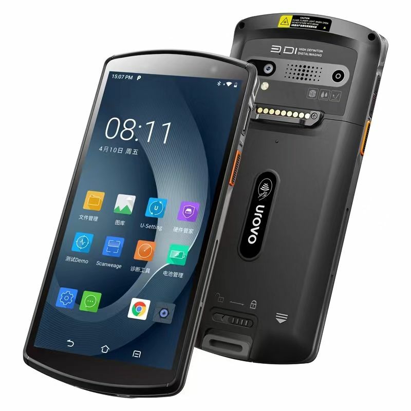Urovo-DT50 Barcode Scanner, 5,7 ", 4G, Android 9, IP67, 1D, 2D, GMS, GPS, logística, terminal de dados móveis, PDAs portáteis e robustos