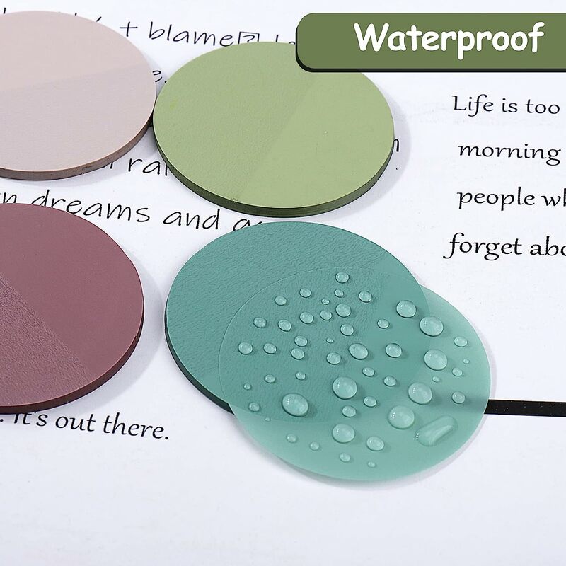 Morandi Round Clear Waterproof Sticky Tabs, Transparente Sticky Notes, Marcadores de livros, Páginas Bandeiras, Adesivos, Artigos de papelaria, 160pcs