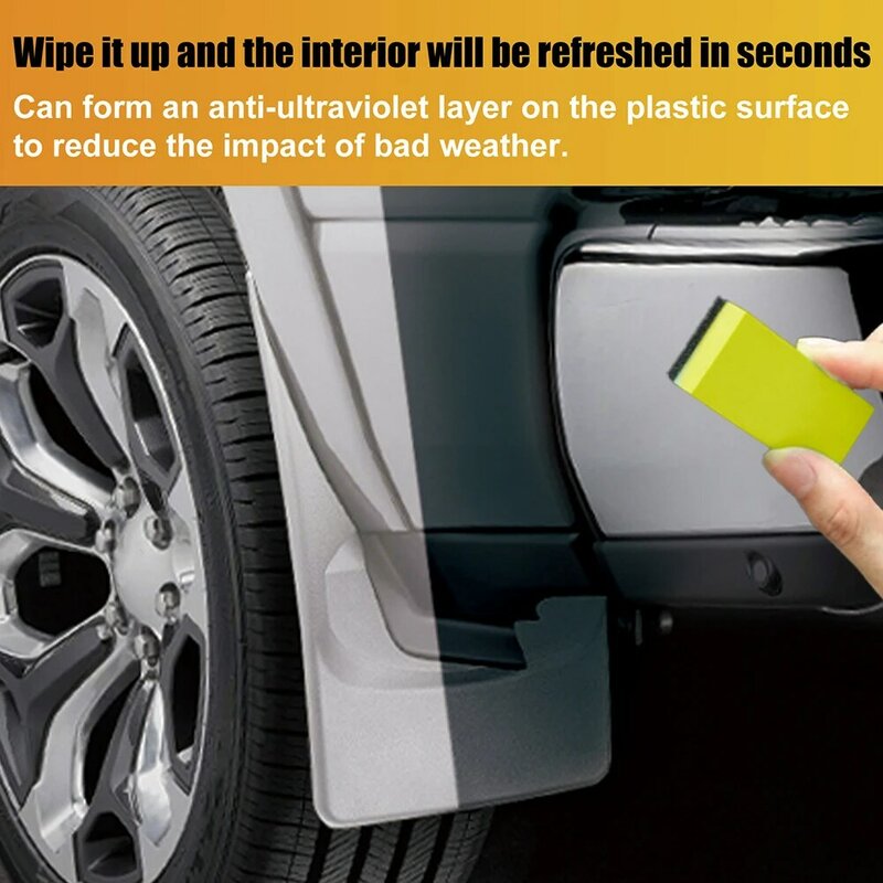 50mL Car Interior Plastic Leather Restorer Refurbishment Paste + Sponge 2024 Hot Sale Brand New And High Quality