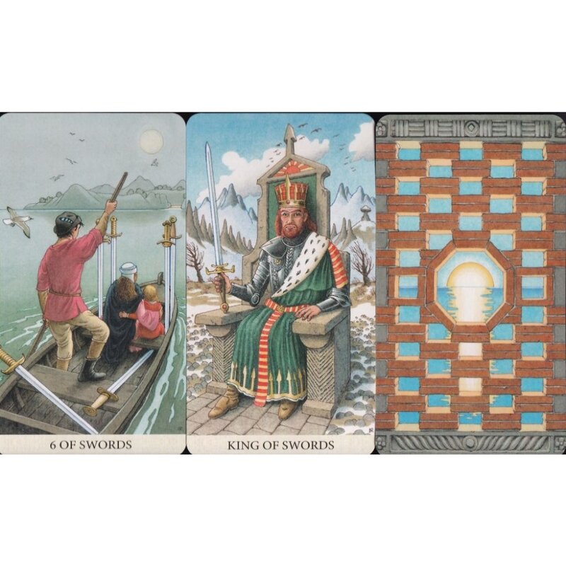 Tarot des cartes les plus longues, 78 pièces avec guide pour débutants, Oraange, bords dorés, 10.3x6cm