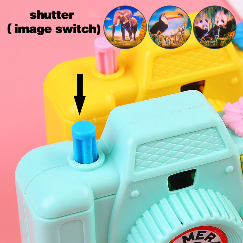 Мини Милая имитация калейдоскопа детская игрушка смотровая Камера цветная познавательность без батареек детская игрушка камера подарок