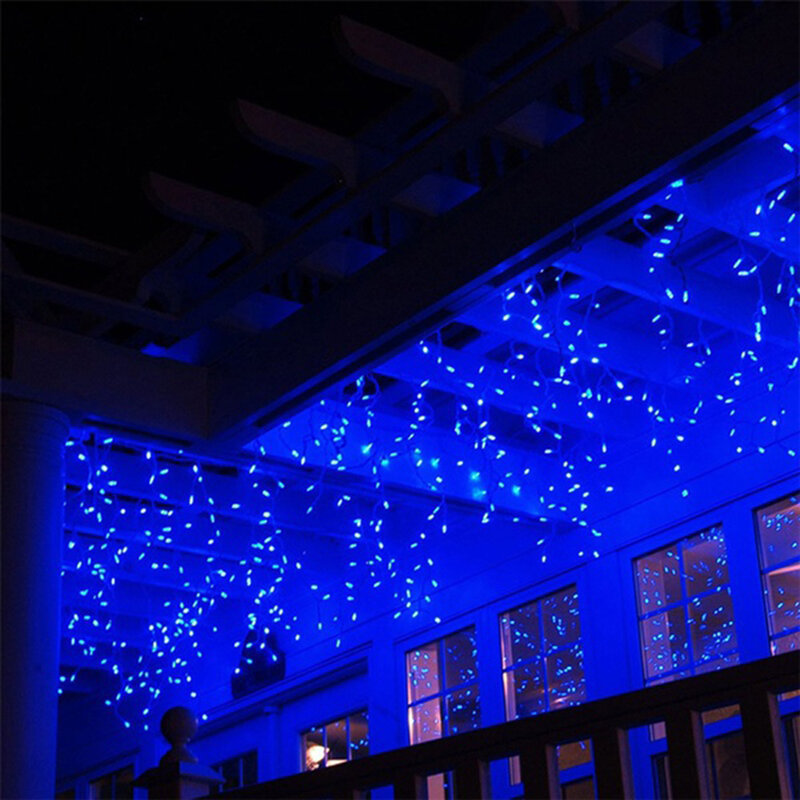 Lampu peri LED, 20M 220V tali tahan air karangan bunga Natal dalam ruangan kamar tidur taman pesta liburan ulang tahun dekorasi pernikahan