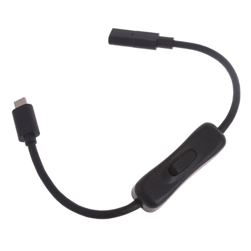 Кабель USB C к USB C, тип C, штекер, тип C, гнездо, с переключателями, зарядный кабель для синхронизации данных, шнур-адаптер 10