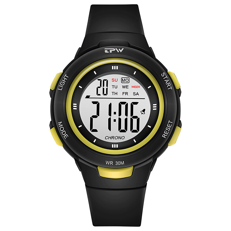 Cukierki miękkie silikonowe studenckie elektroniczny zegarek kreatywne tarcze dla dzieci wodoodporny zegar nocny wielofunkcyjny zegarek sportowy