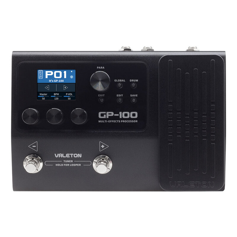Valeton GP-100 Gitaar Bass Amp Eu Us Plug Modellering Ir Kasten Simulatie Multi-Taal Multi-Effecten Met Expressie Pedaal Pedaal