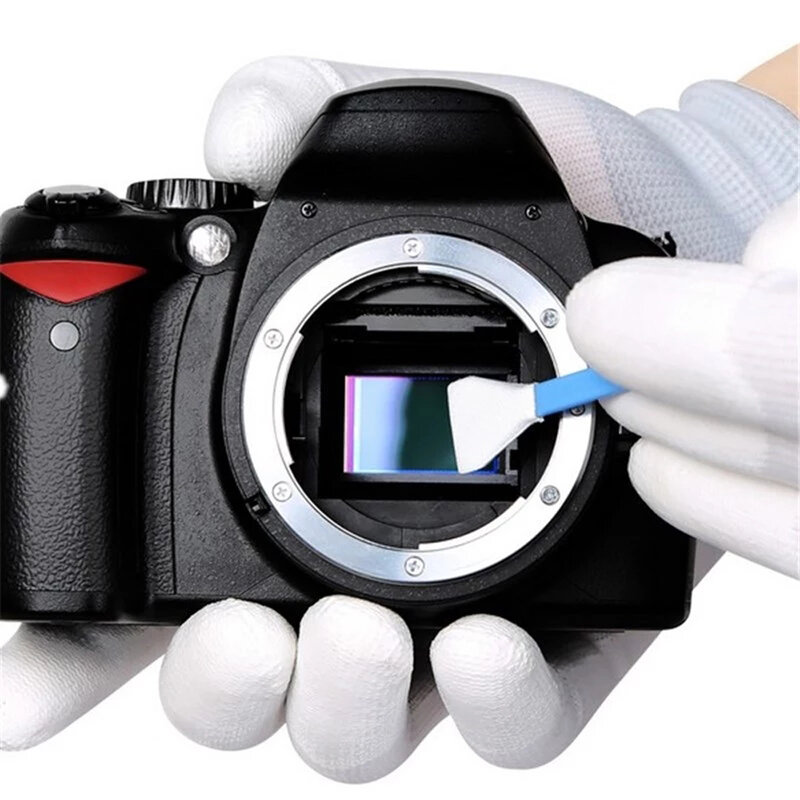 APS-C sensori fotocamera digitale sensore CCD per fotocamera spazzola per la pulizia dell'obiettivo pulitore tampone sensore tamponi per la pulizia kit per la pulizia della fotocamera