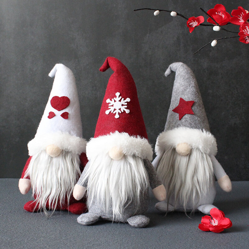 1PC Gnome Christmas Faceless Doll Merry Christmas Tree Decoration Home Ornaments Xmas Party New Year Gifts Home Decor Navidad