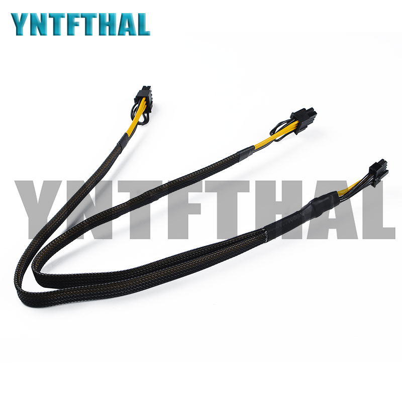 NEW MINI 12PIN To Graphics Video Card 8Pin + 6Pin / 8Pin Power Supply Cable R7525 53CM