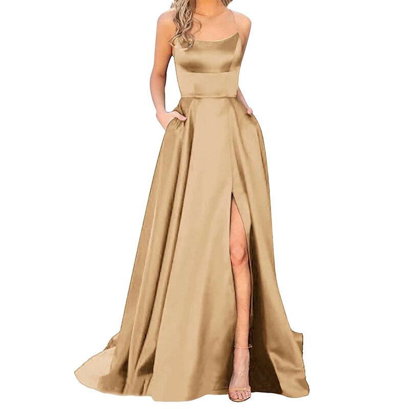 Женское винтажное платье, Элегантное Длинное Платье с открытой спиной, винного цвета, для выпускного вечера, свадьбы, в пол, вечернее платье для женщин